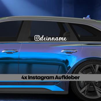 Instagram Aufkleber - 4er Set